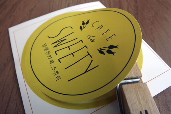 도무송 (모양형) 스티커